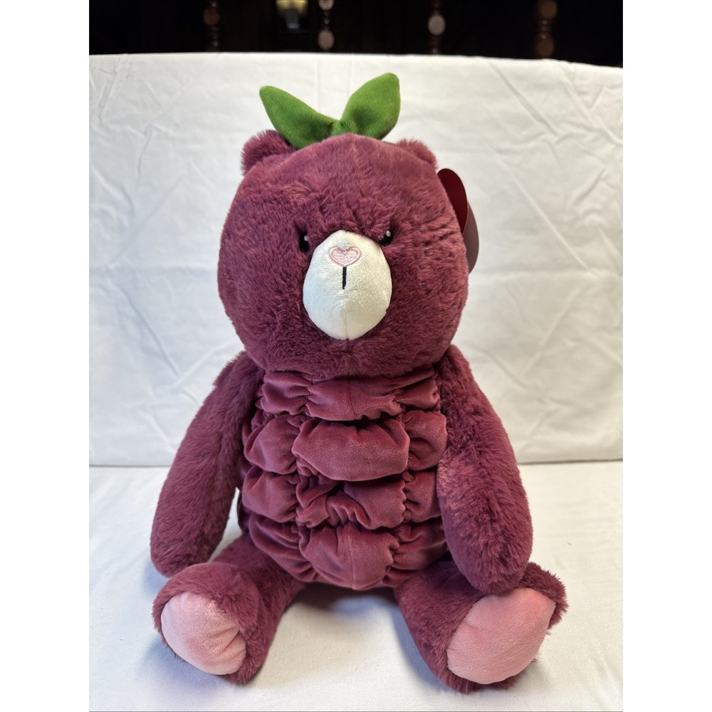 Giggle Scape 12 inch Raspberry Bear Plush, NEW
